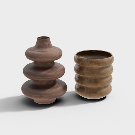 Natural Inspired Sculptural 3D Model