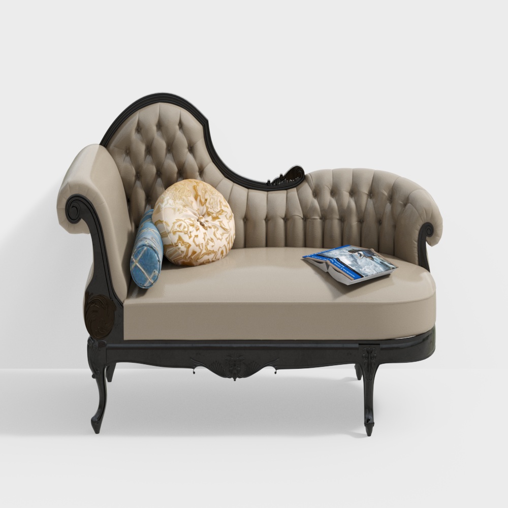 European style sofa queen seat