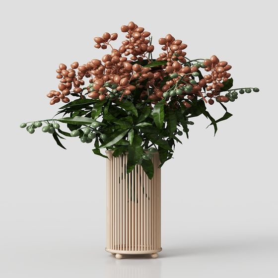 Vibrant Flower Bouquet 3D model