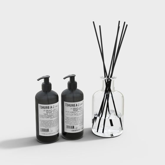 L.A. Bruket Shampoo and Conditioner Set 3D model