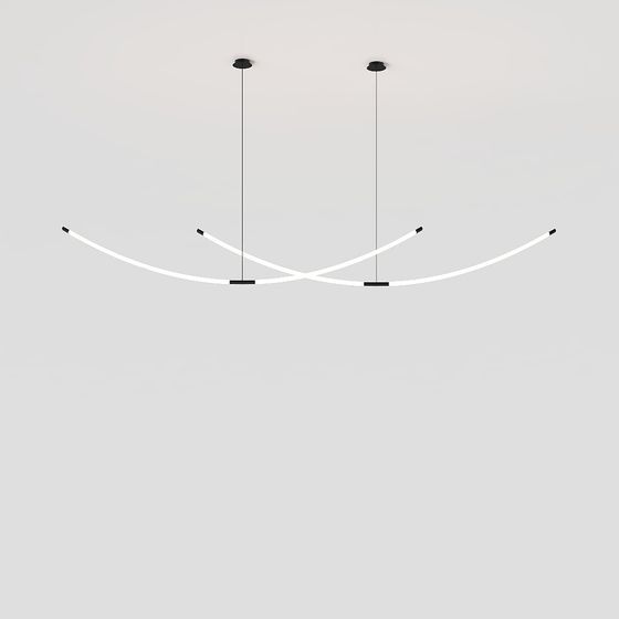 モダンなシャンデリア