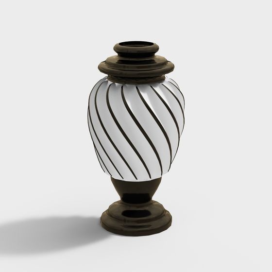 Elegant Minimalist Vase 3D model