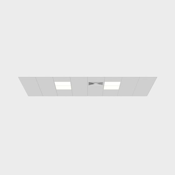 Sleek Modern Ceiling Light 3D model