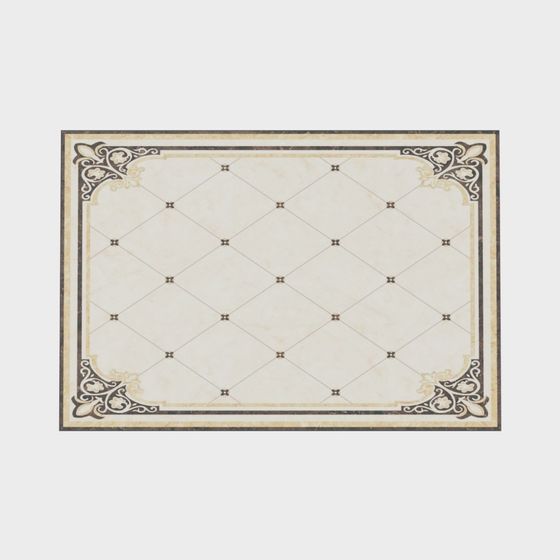Vintage Tile Floor 3D model