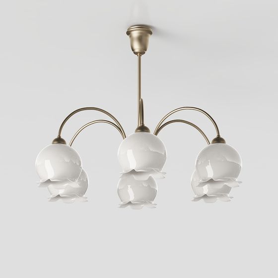 Artistic Pendant Light 3D model for Modern Interiors