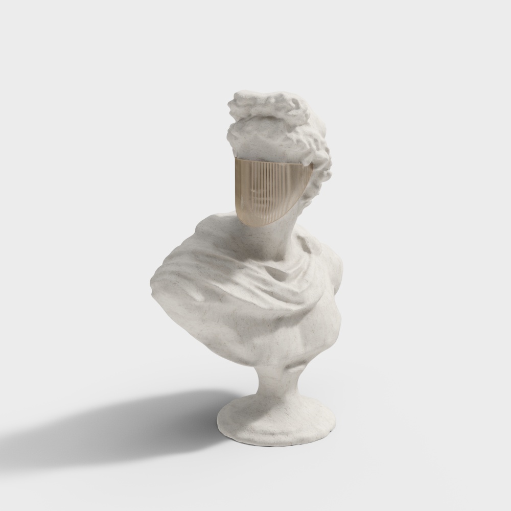 Classical Marble Statue 3D model