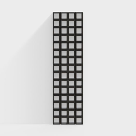 Wabi-Sabi Style Medieval Partition in Black