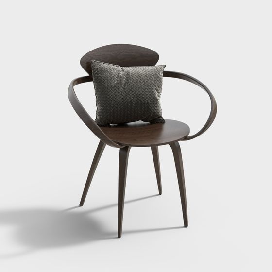 Ghế đơn phong cách Wabi-sabi