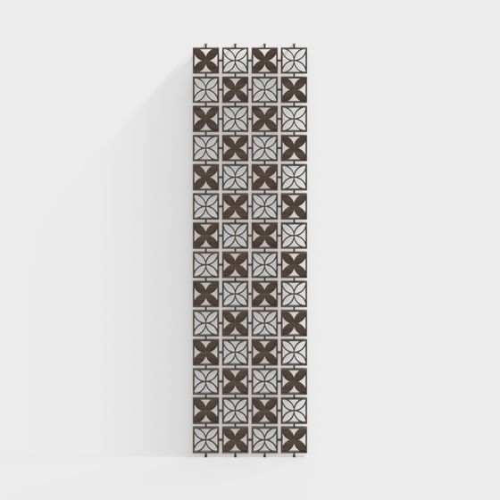 Geometric Panel 3D model for Creative Projects
