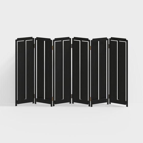 Folded Shadow Screen 3D model