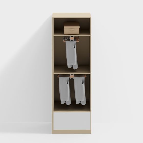 Stylish Urban Closet 3D model for Modern Interiors