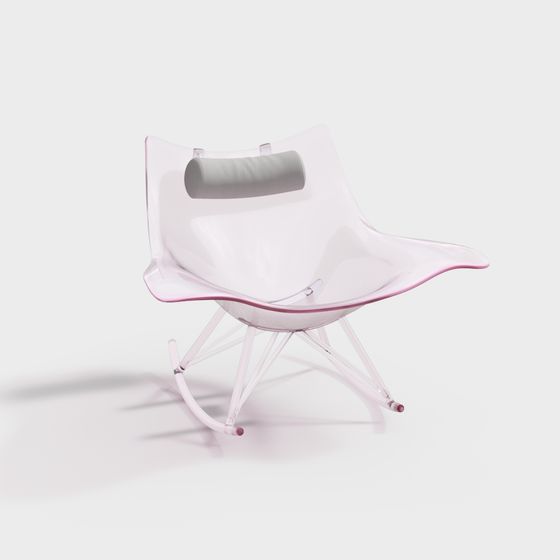 Futuristic Low Poly Chair 3D model