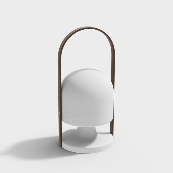 Stylish Luminous Lamp 3D model for Creative Spaces