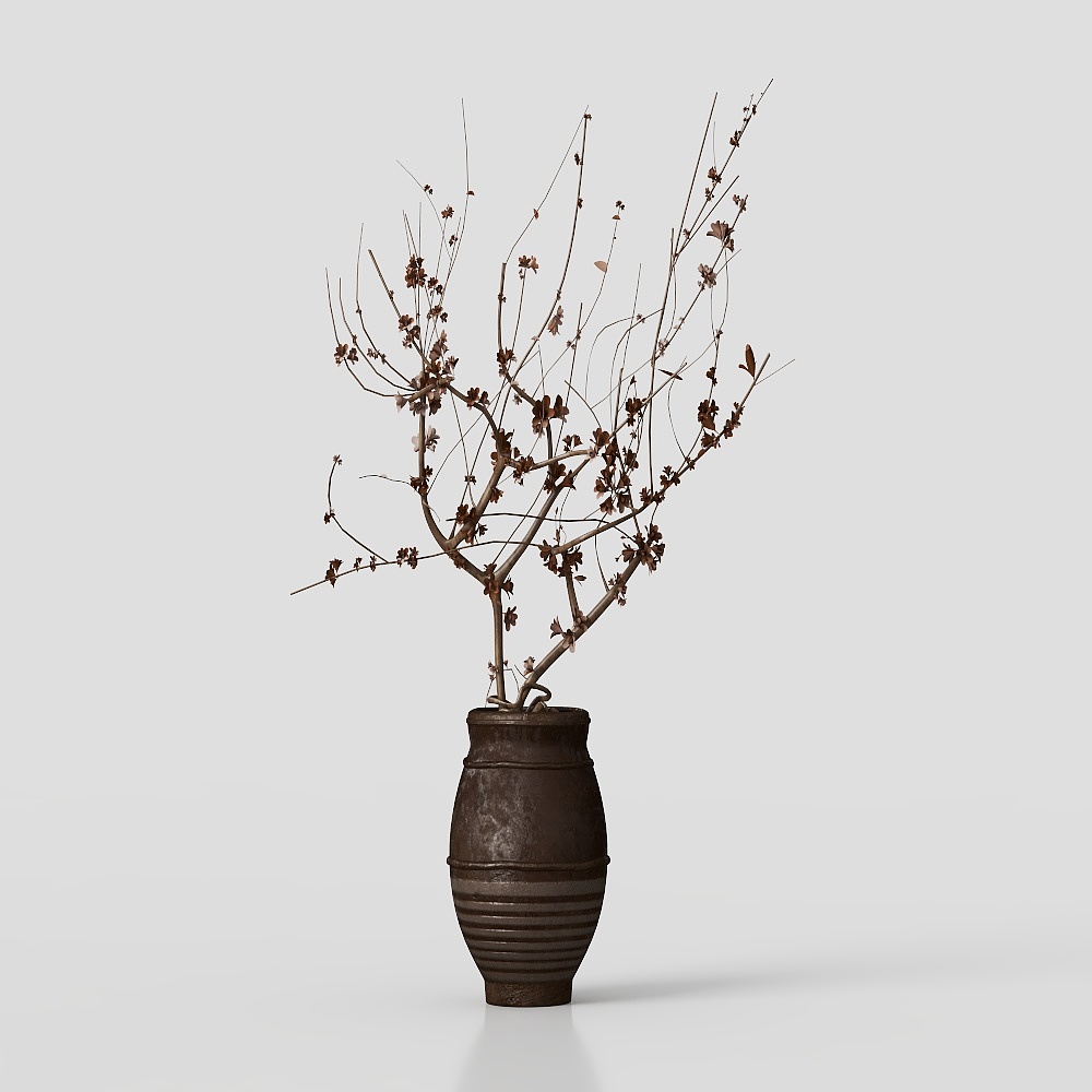 Indoor dried flower decorations