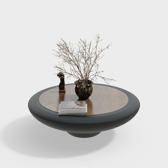 Stylish Floating Coffee Table 3D model