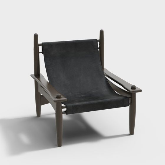 Scandinavian-Inspired Armchair 3D model
