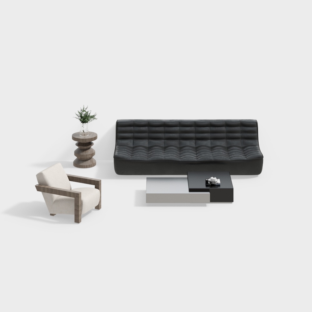 Modern living room sofa set