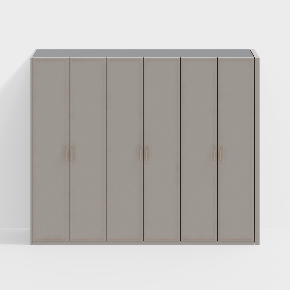 New Chinese style bedroom wardrobe