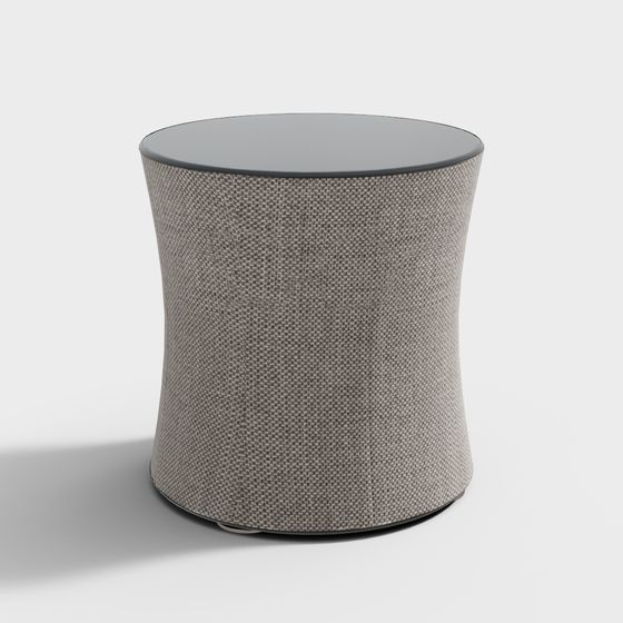Roundy Side Table 3D model for Modern Interiors