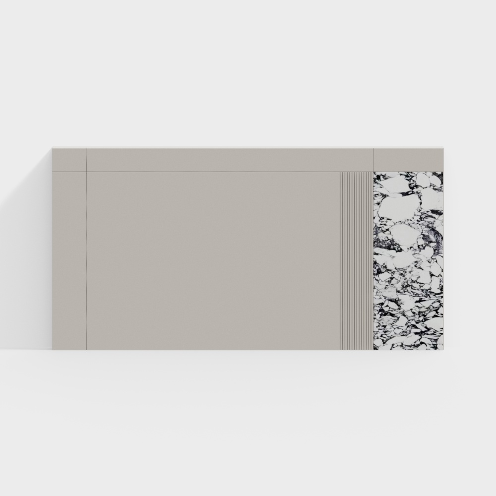 Background wall of modern bedroom