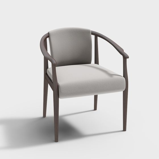 Elegant Armchair 3D model for Modern Aesthetics