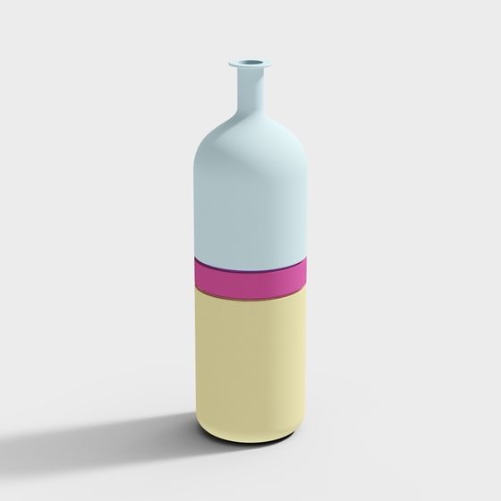 Color Symphony Vase 3D model