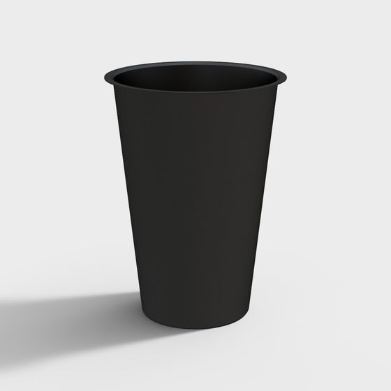 Stylish Black Cup 3D Model for Creative Projects