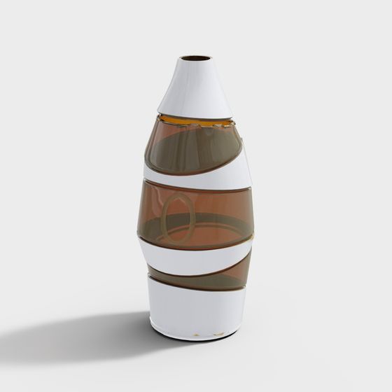Sleek Futuristic Bottle 3D Model for Creative Projects