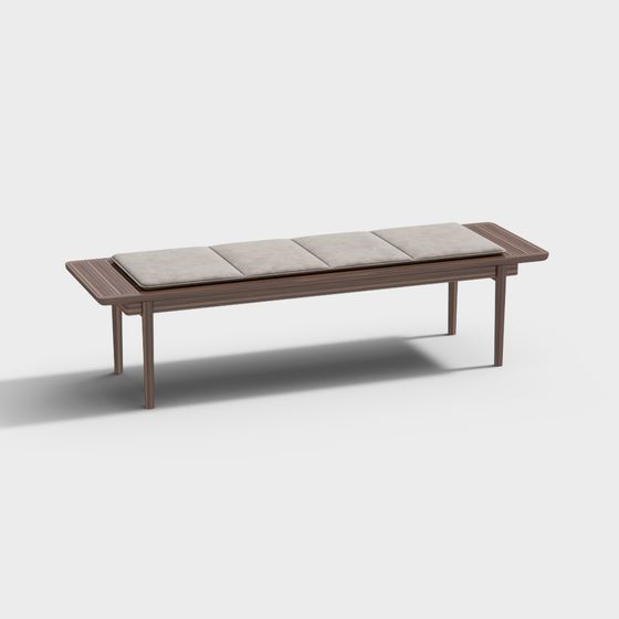 Urban Relaxation Bench 3D model