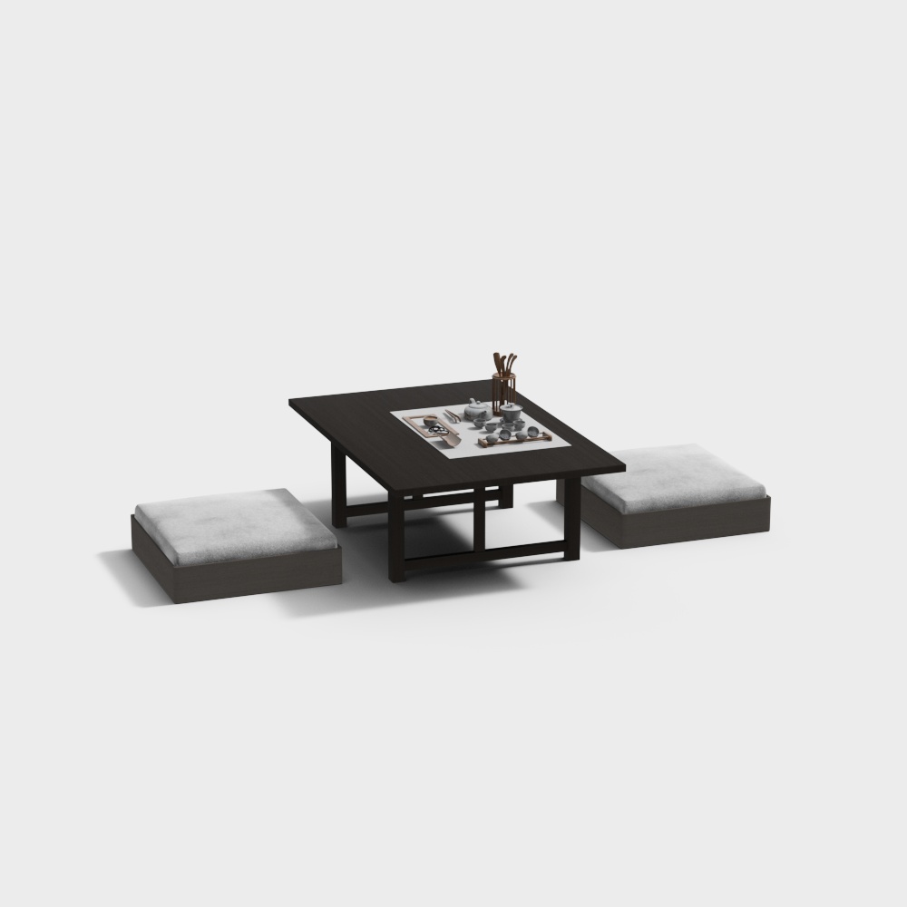 New Chinese style tea table and tea sets