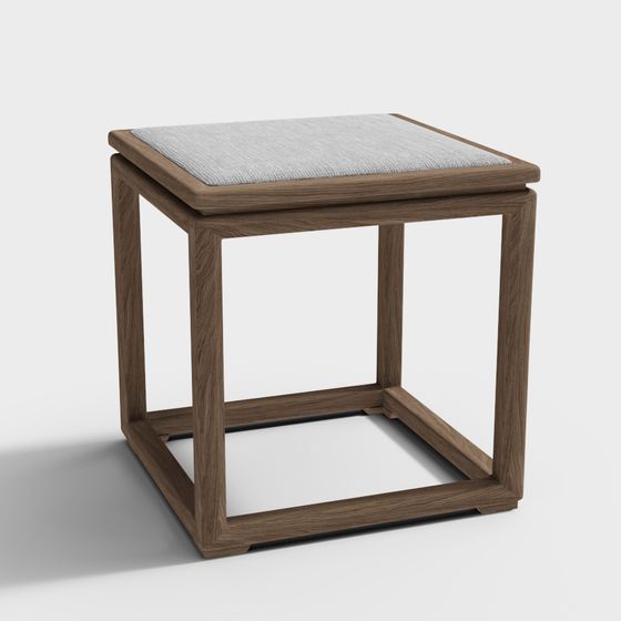 Urban Corner Side Table 3D model for Creative Projects