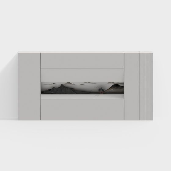 Shanhe Scroll 3D model for Creative Designs