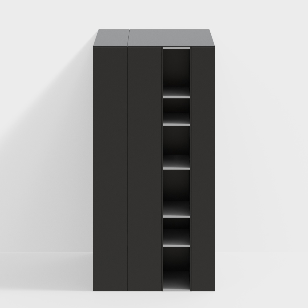 Bibliothèque minimaliste moderne