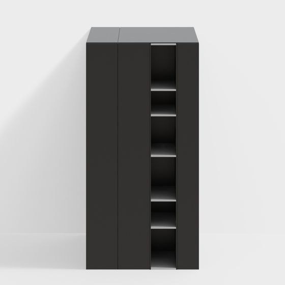 Bibliothèque minimaliste moderne