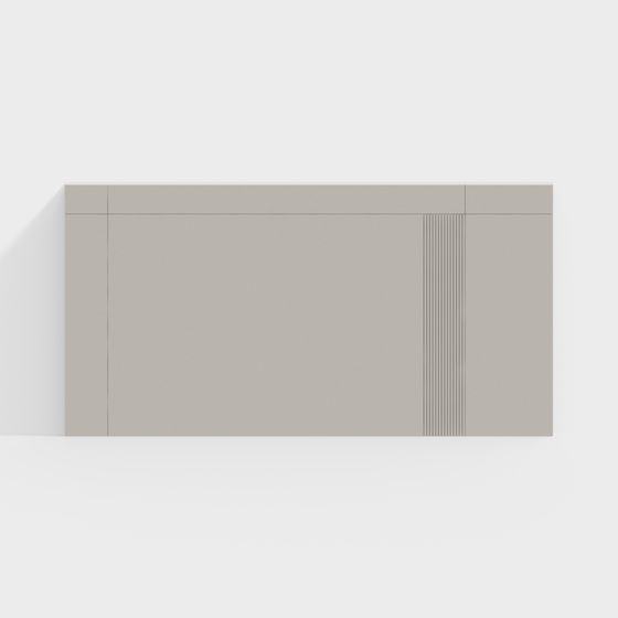 Urban Panel 3D model for Modern Aesthetic