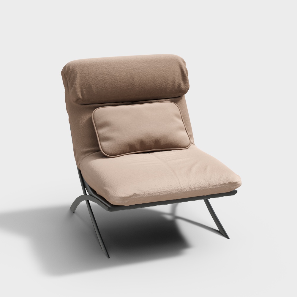 Modern minimalist wing chair