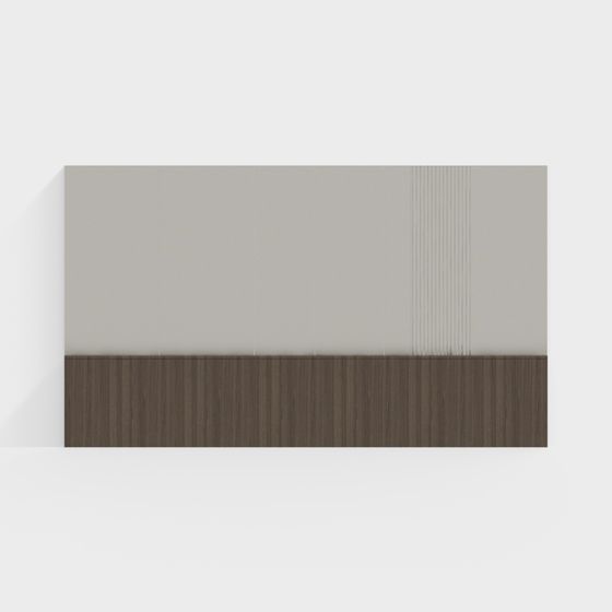 Urban Panel 3D model for Modern Design