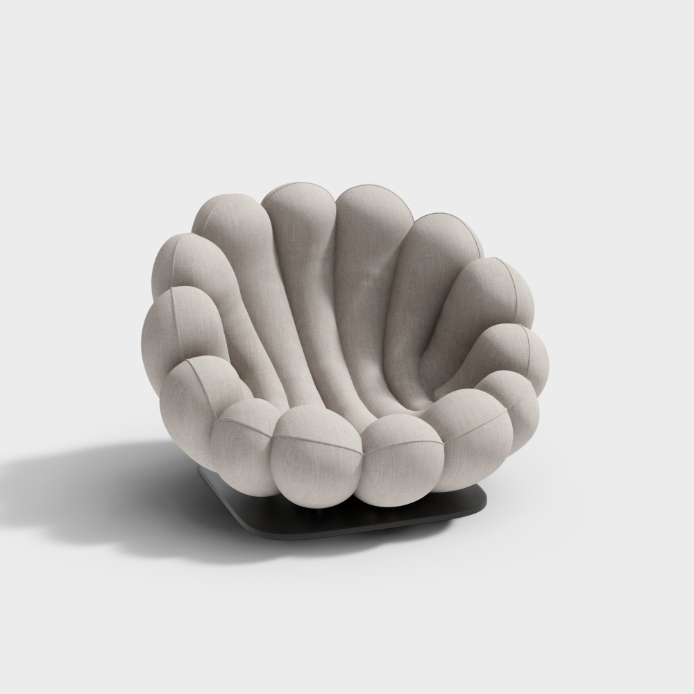 Modern minimalist wing chair