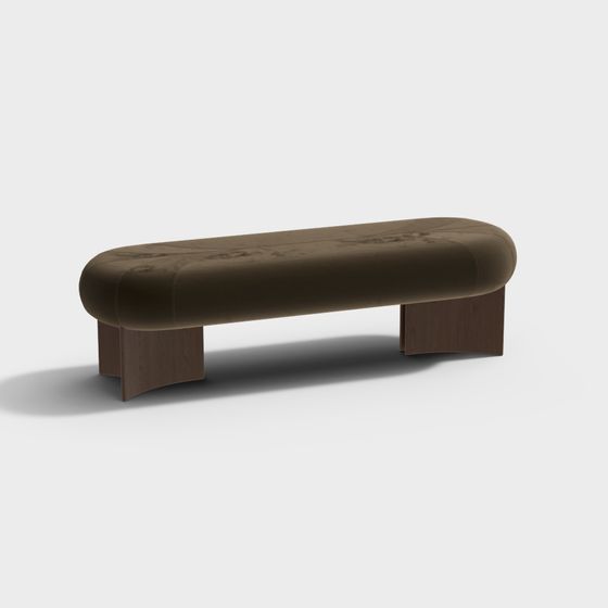 Elegance Bench 3D model for Modern Spaces