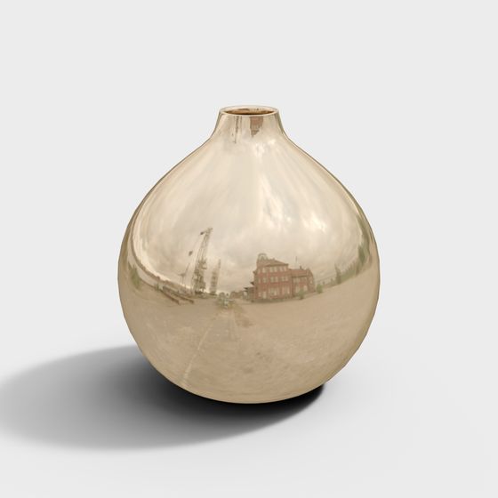 Mirrored Bottle 3D model