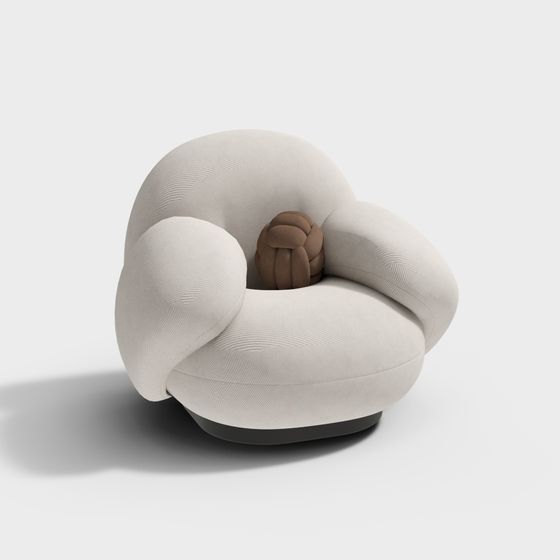 Low Poly Stylish Sofa 3D model for Modern Interiors