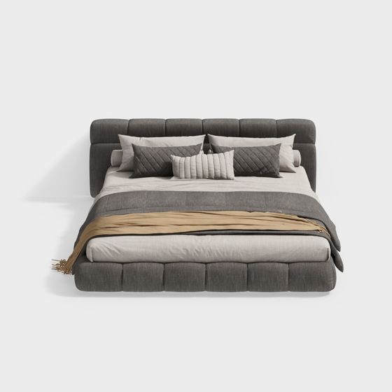 Lit double moderne et minimaliste