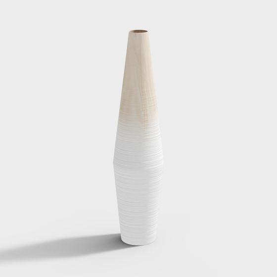 Stylish Cone-Shaped Vase 3D Model for Creative Projects