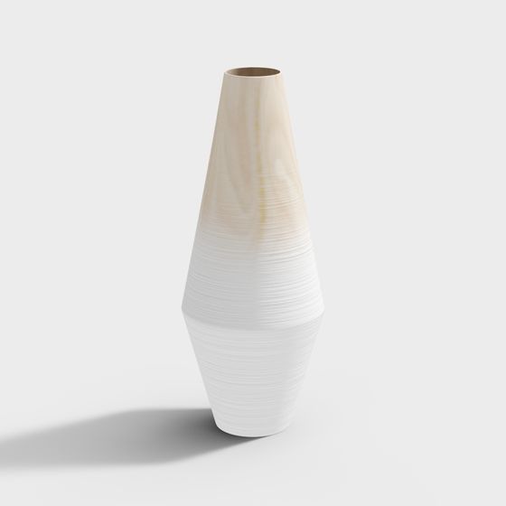 Elegant Low-Poly Vase 3D model for Modern Interiors