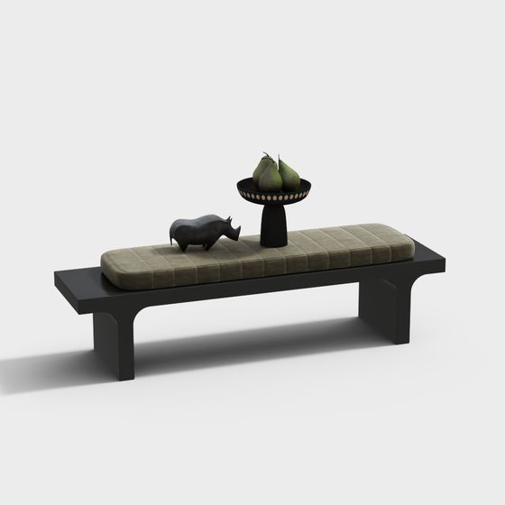 Urban Relaxation Bench 3D model