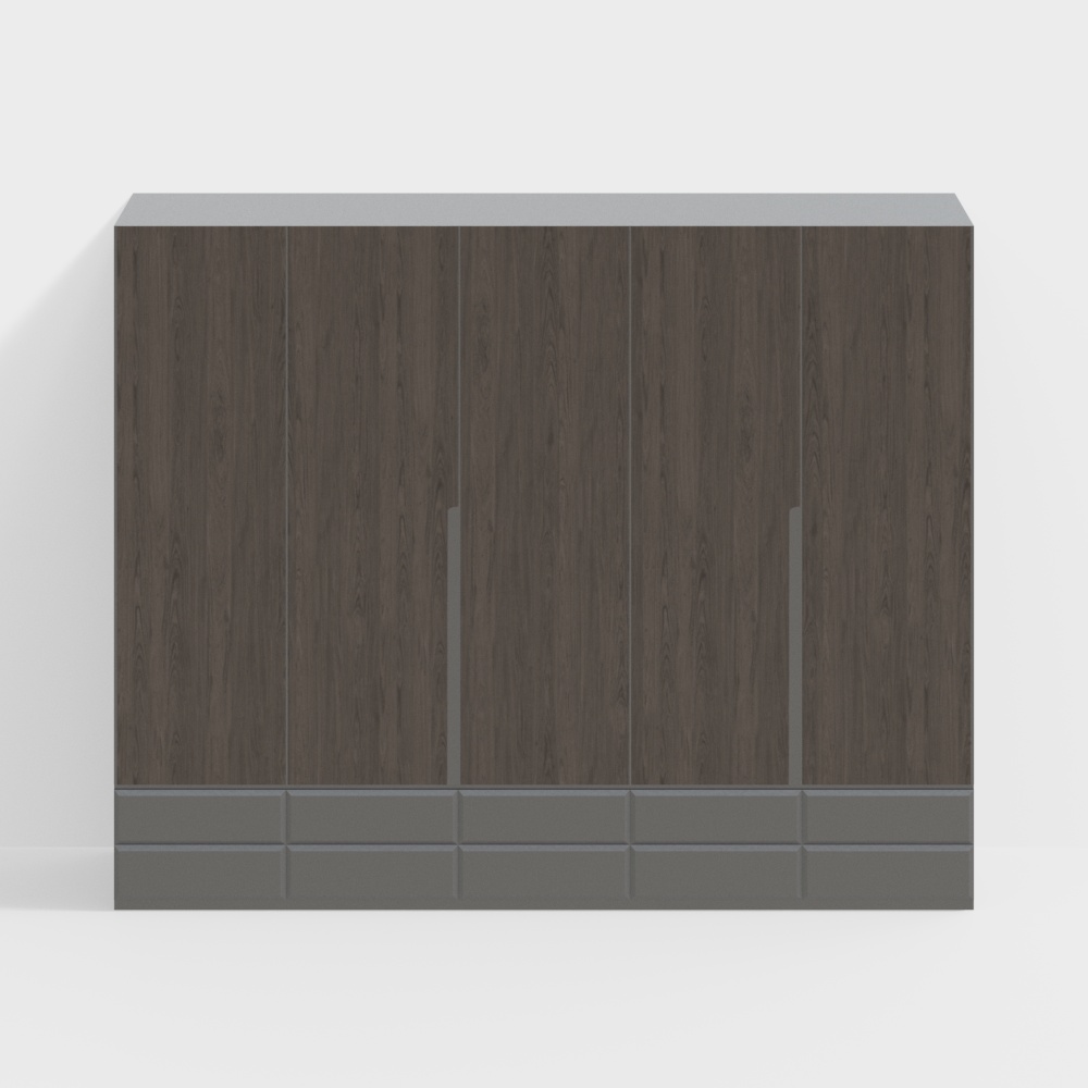 New Chinese style bedroom wardrobe