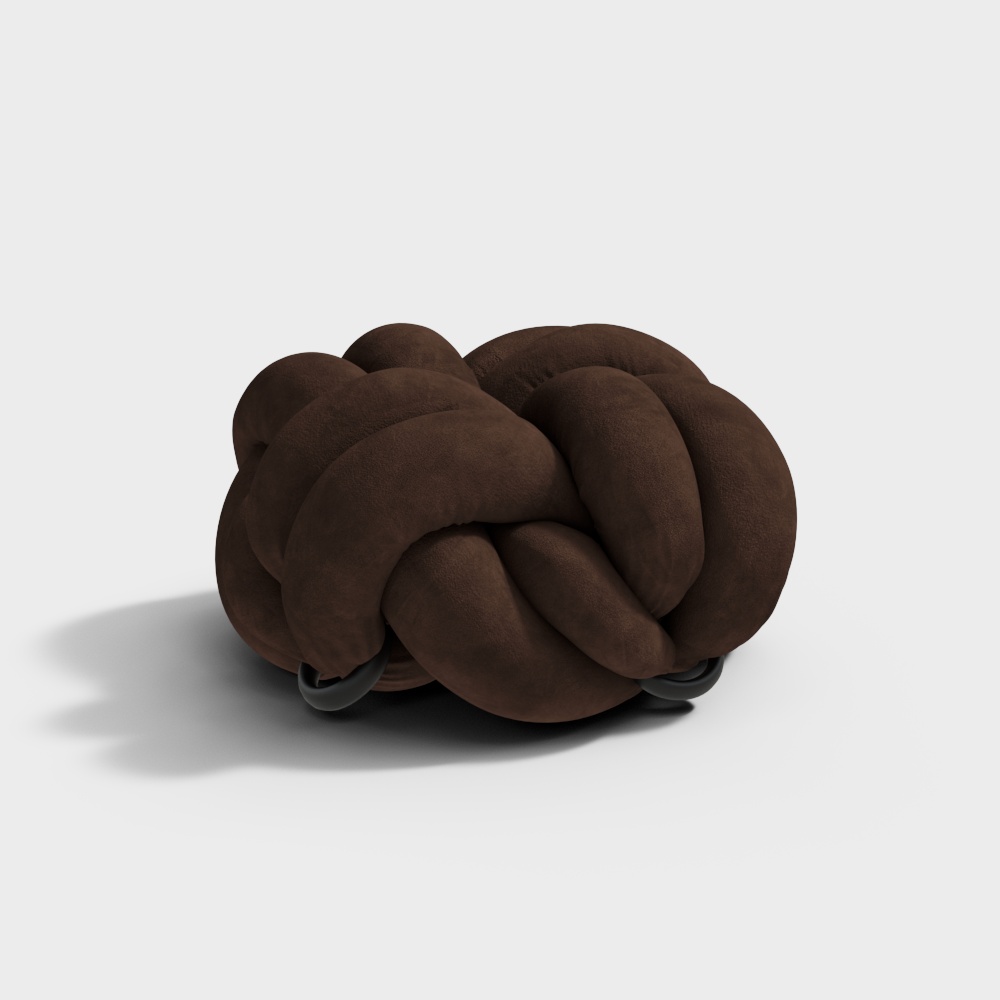 Knot Seat 3D model - Modern Vintage Design