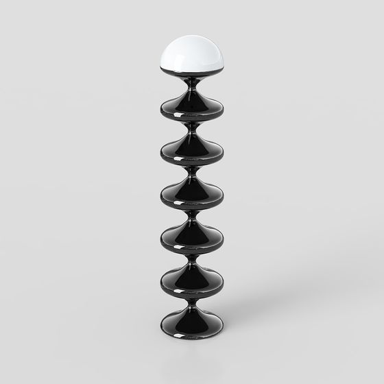 Sophisticated Disk Lamp 3D model for Creative Uses