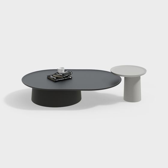 Streamlined Coffee Table 3D model