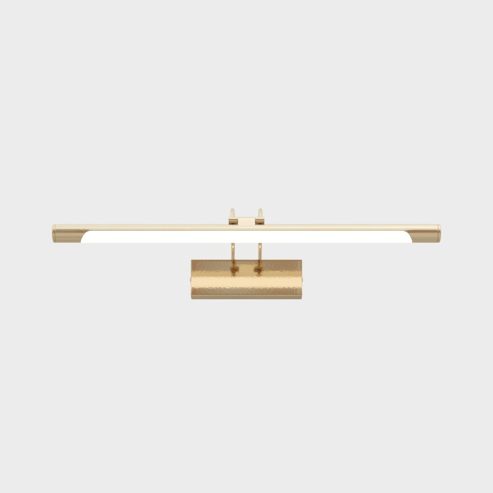 Elegant Golden Wall Lamp 3D model